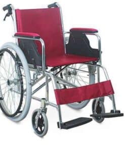Aluminium wheelchair with pneumatic tires